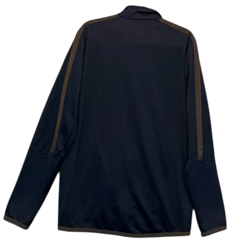 Nike Men's Epic Training Jacket Navy Blue Grey Full Zip Dri-FIT Running Track M